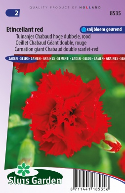 Tuinanjer Chabaud Etincellant Red (Dianthus) 90 zaden